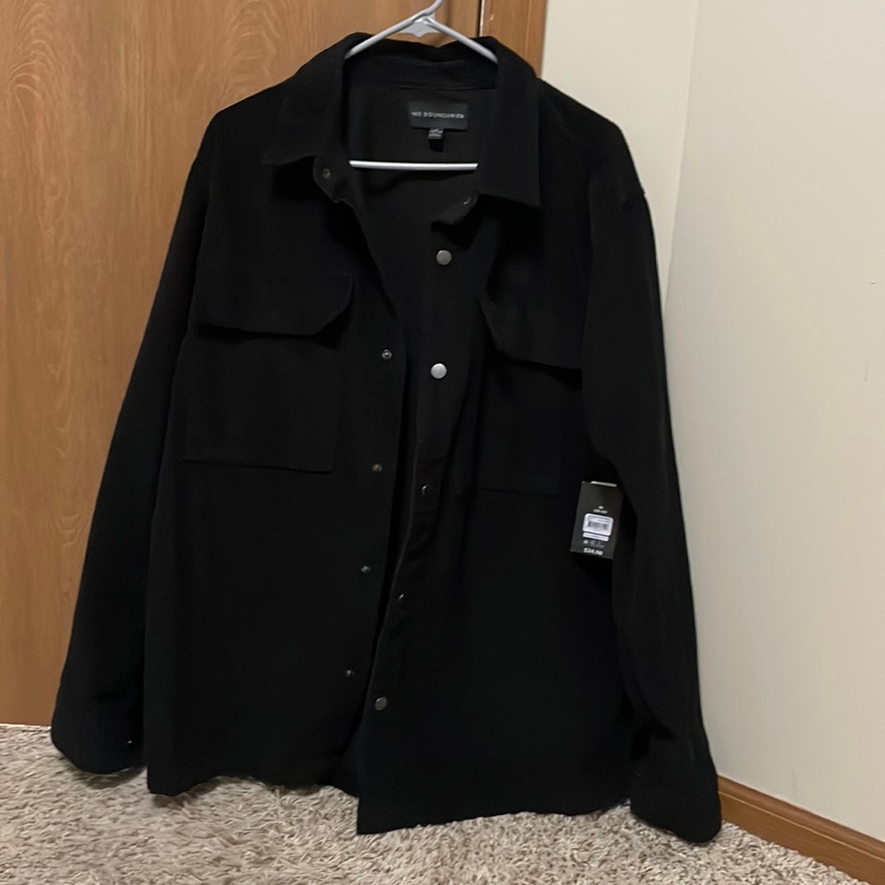 Men’s Black Shacket
